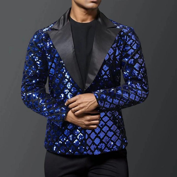 Stylischer Glitzerblazer Für Herren | Festlich