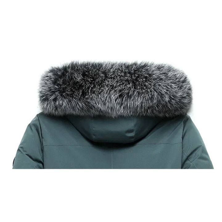 Herren Winterparka Mit Fellkragen | Lang