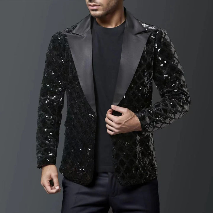 Stylischer Glitzerblazer Für Herren | Festlich