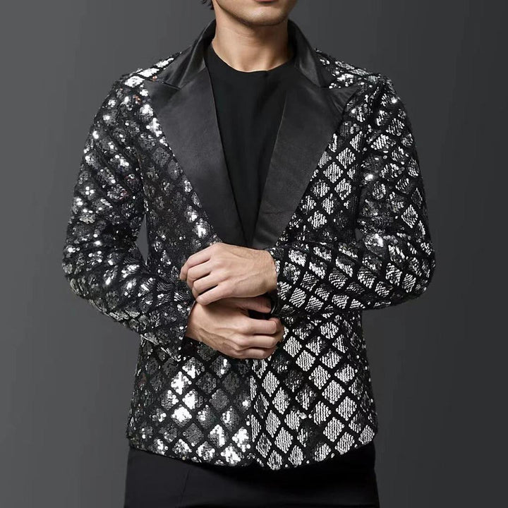 Stylischer Glitzerblazer Für Herren | Festlich