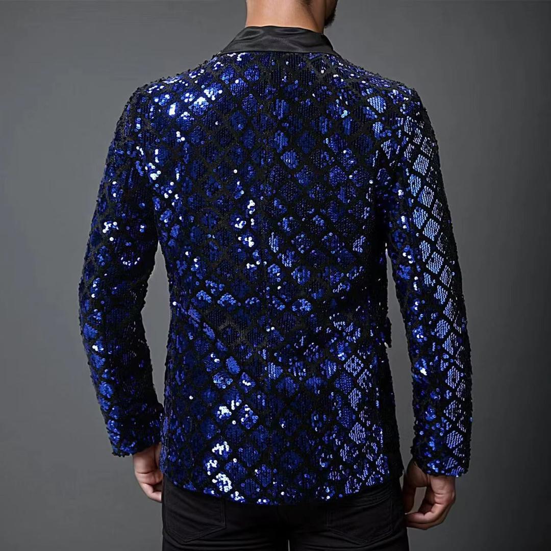 Stylischer Glitzerblazer Für Herren | Festlich
