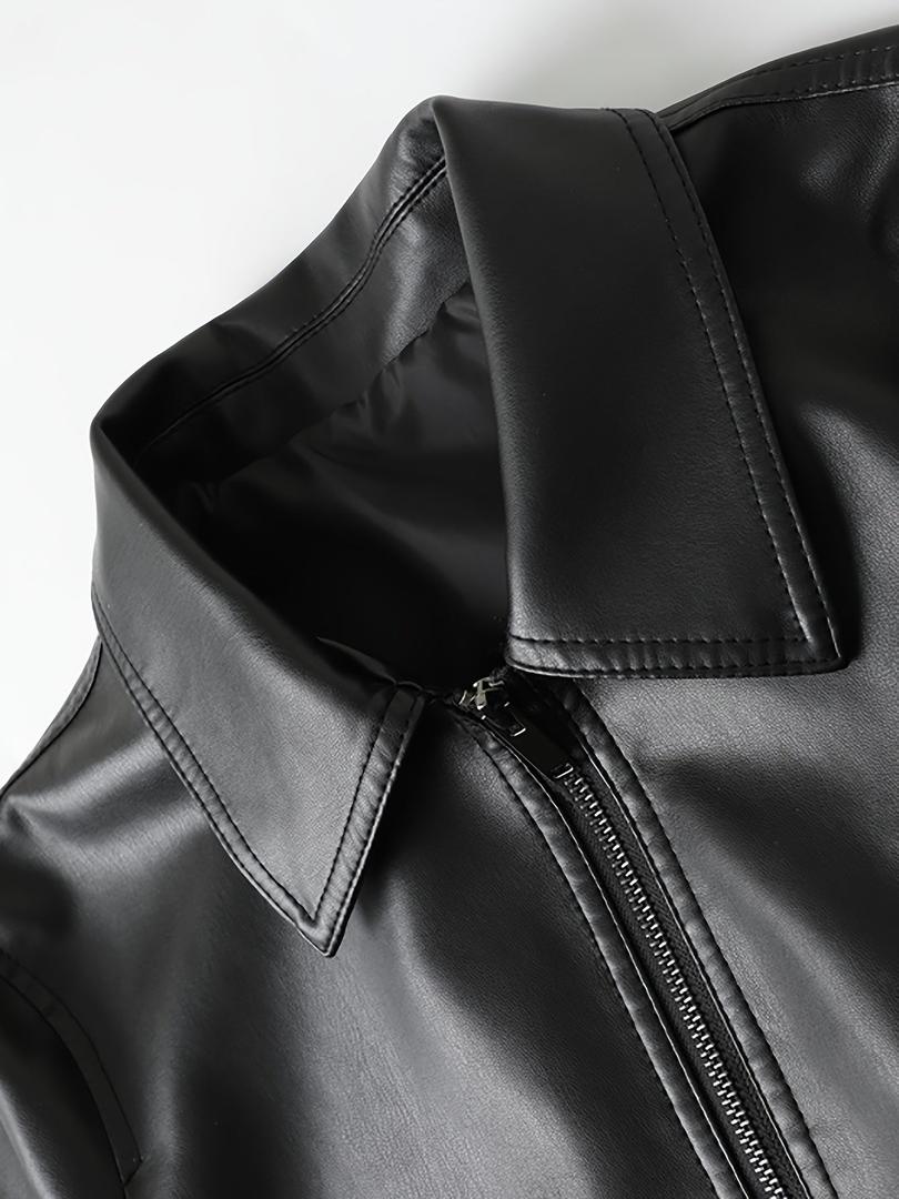 Herren Lederjacke Mit Reißverschluss | Mit Taschen