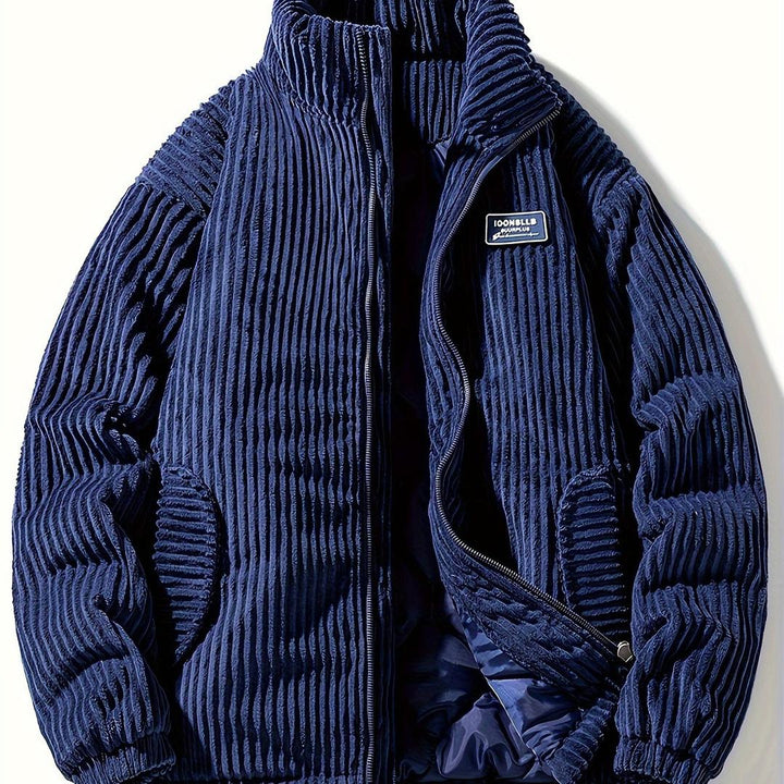Cord-Winterjacke Für Herren | Mit Reißverschluss