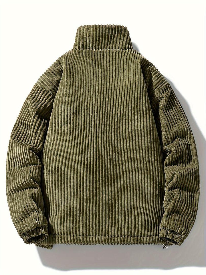 Cord-Winterjacke Für Herren | Mit Reißverschluss