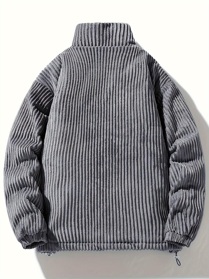 Cord-Winterjacke Für Herren | Mit Reißverschluss