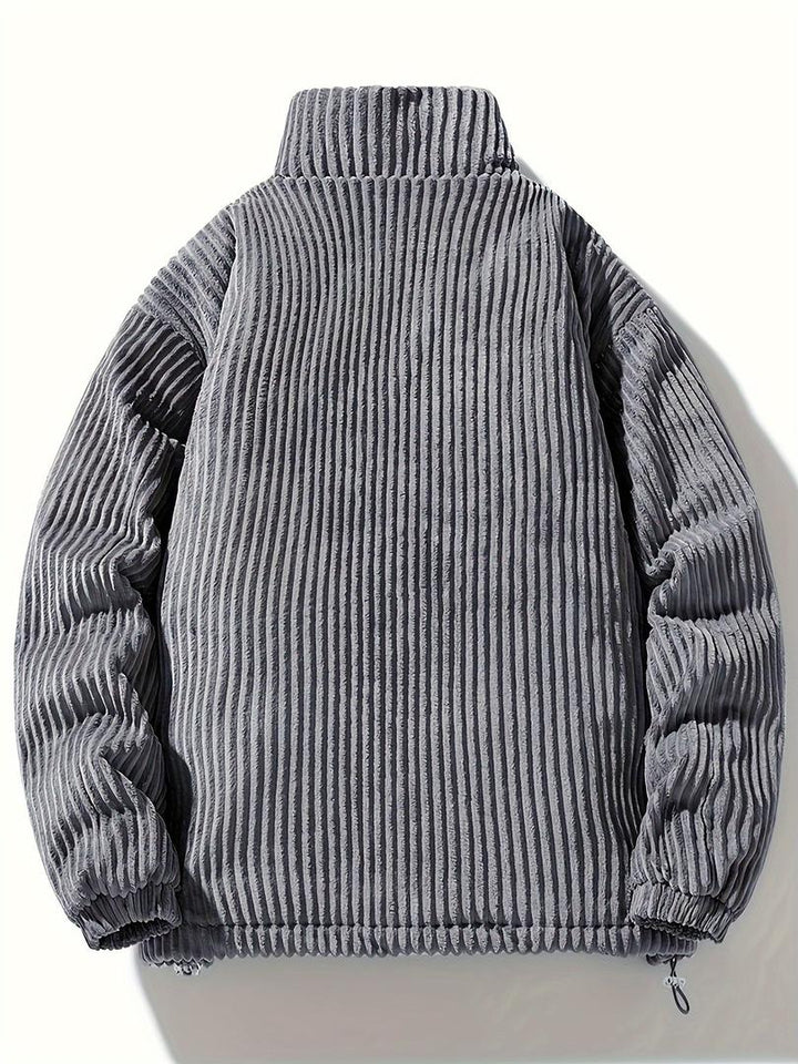 Cord-Winterjacke Für Herren | Mit Reißverschluss