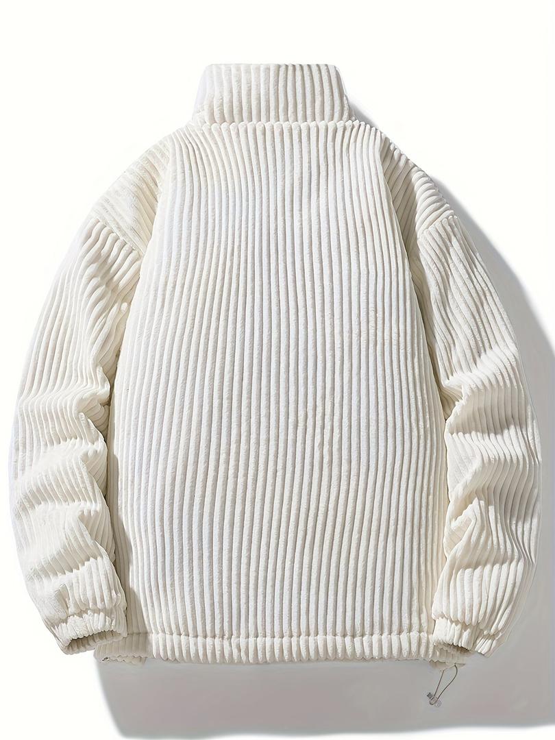 Cord-Winterjacke Für Herren | Mit Reißverschluss