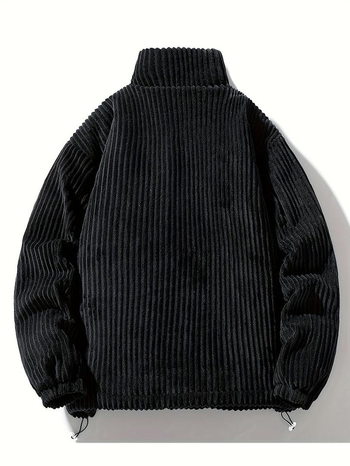 Cord-Winterjacke Für Herren | Mit Reißverschluss