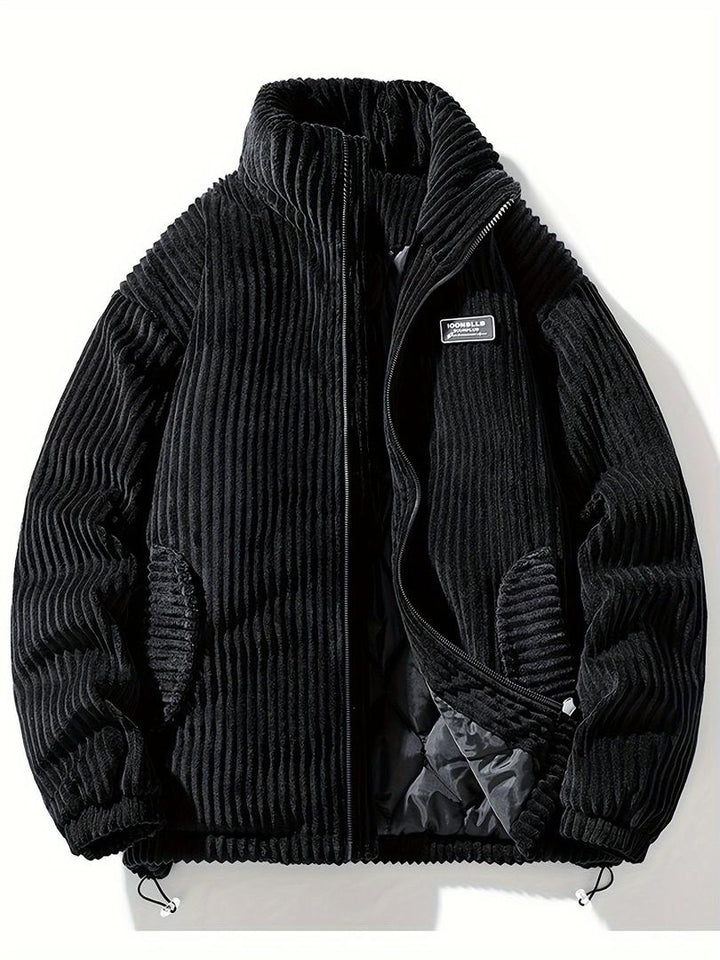 Cord-Winterjacke Für Herren | Mit Reißverschluss