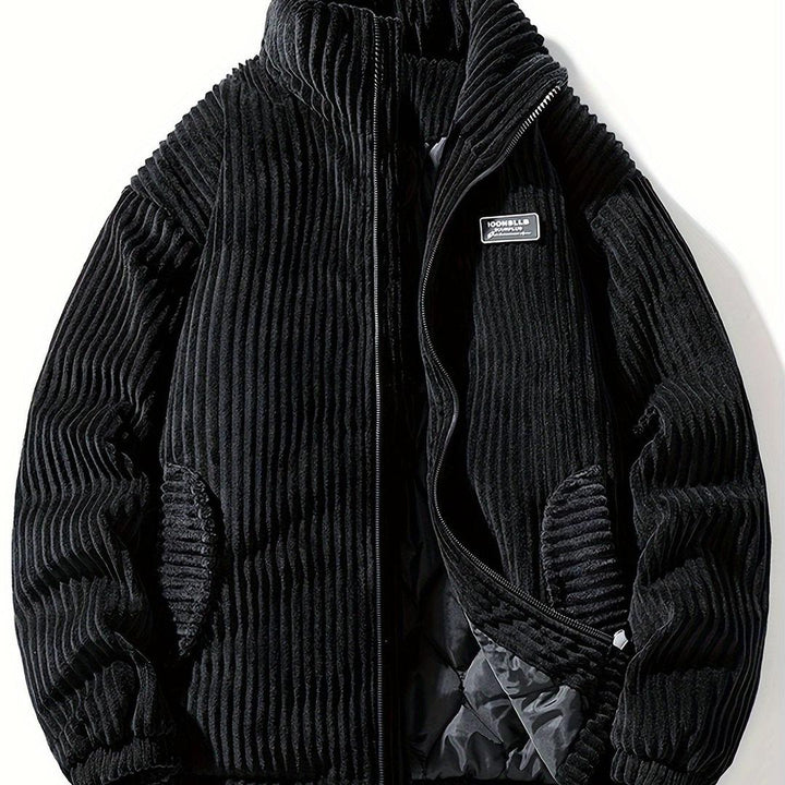 Cord-Winterjacke Für Herren | Mit Reißverschluss