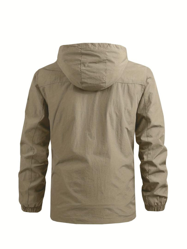 Lässige Herren-Windjacke | Mit Abnehmbarer Kapuze