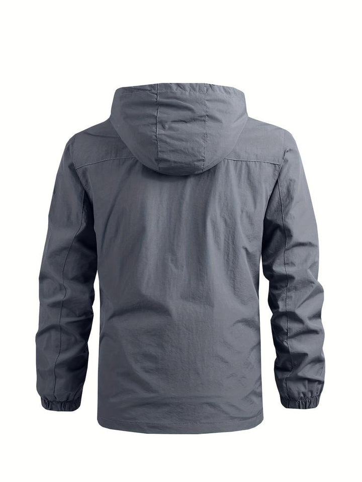 Lässige Herren-Windjacke | Mit Abnehmbarer Kapuze