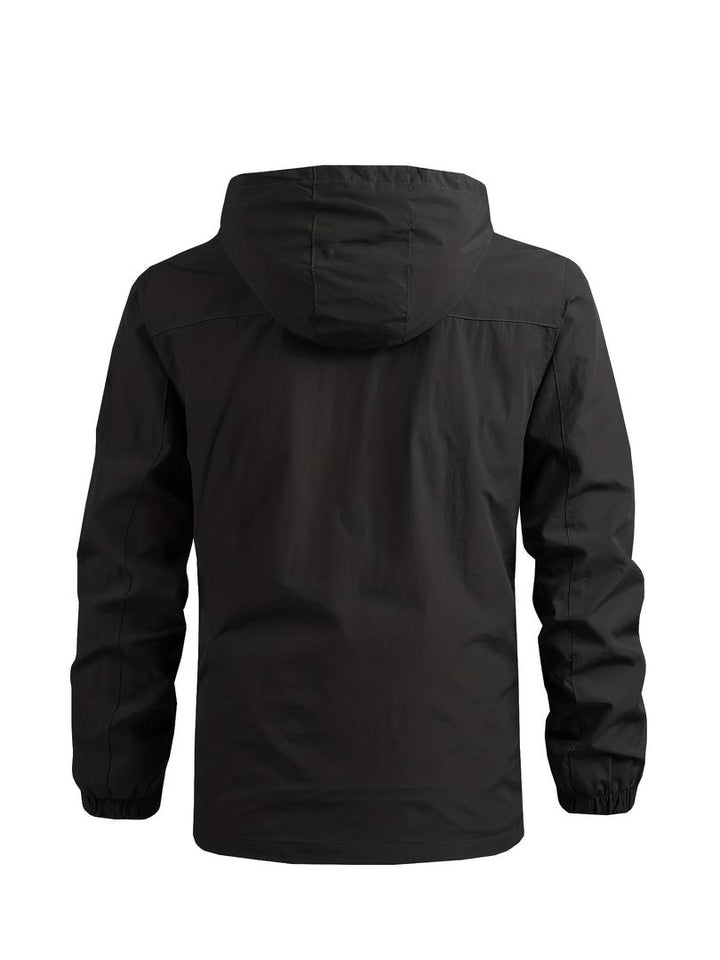 Lässige Herren-Windjacke | Mit Abnehmbarer Kapuze