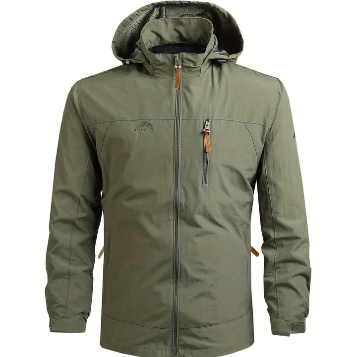 Lässige Herren-Windjacke | Mit Abnehmbarer Kapuze