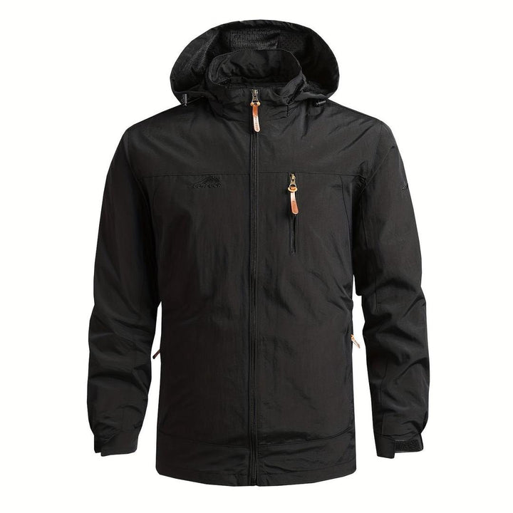 Lässige Herren-Windjacke | Mit Abnehmbarer Kapuze