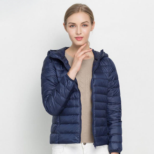 Damen Daunenjacke | Langer Ärmel