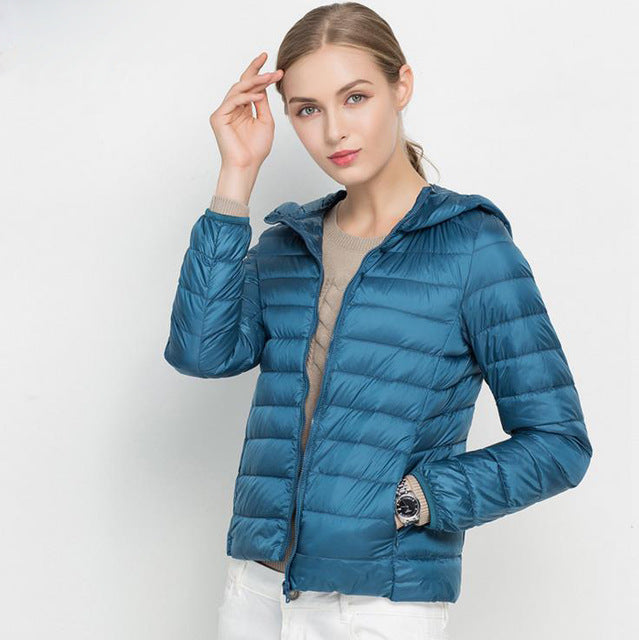 Damen Daunenjacke | Langer Ärmel