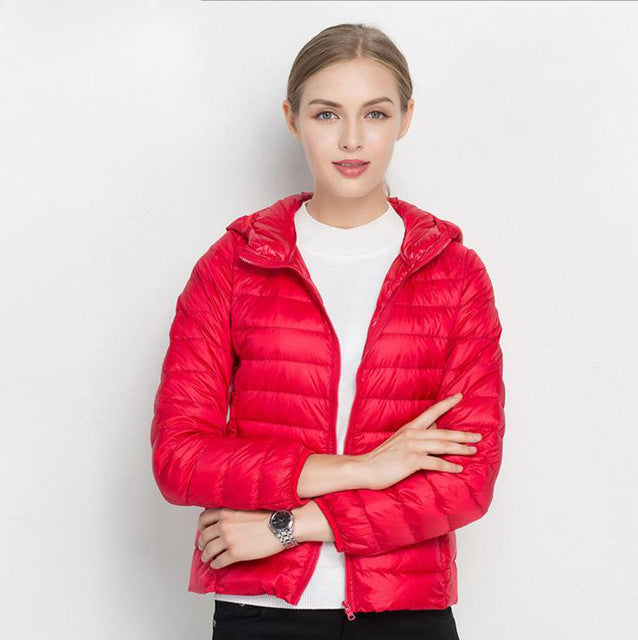 Damen Daunenjacke | Langer Ärmel
