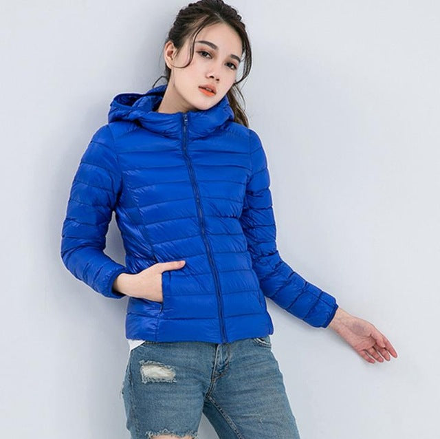 Damen Daunenjacke | Langer Ärmel