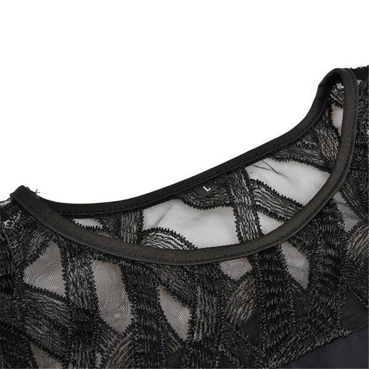 Damen Abendkleid Mit Cut-Out-Ärmeln | Midi