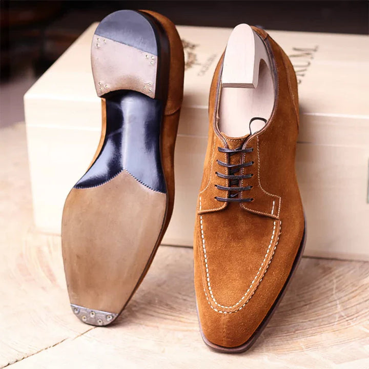 Herren Wildleder Oxford Schuhe mit Wingtip