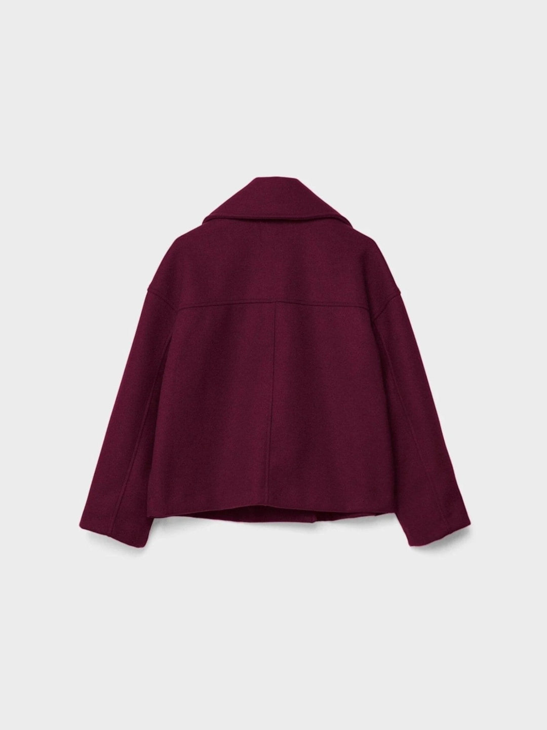 Kurze Oversized Jacke Für Damen | Knopfdetail