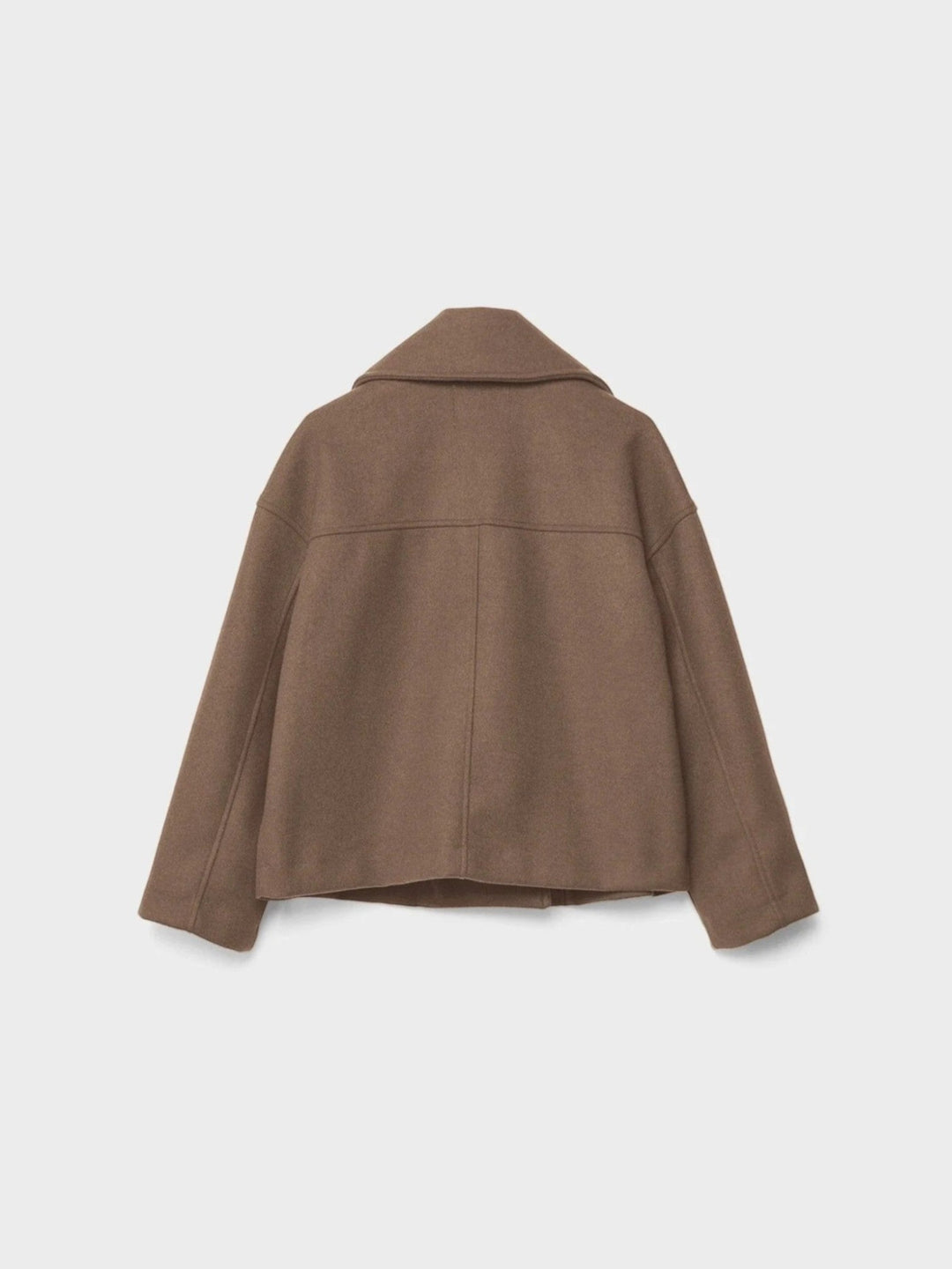 Kurze Oversized Jacke Für Damen | Knopfdetail