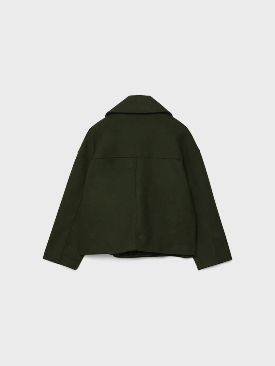 Kurze Oversized Jacke Für Damen | Knopfdetail