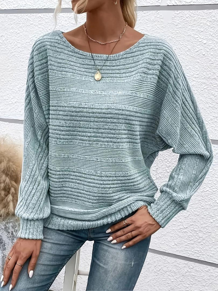 Damen Trendige Pullover Mit Rundhalsausschnitt | Winter