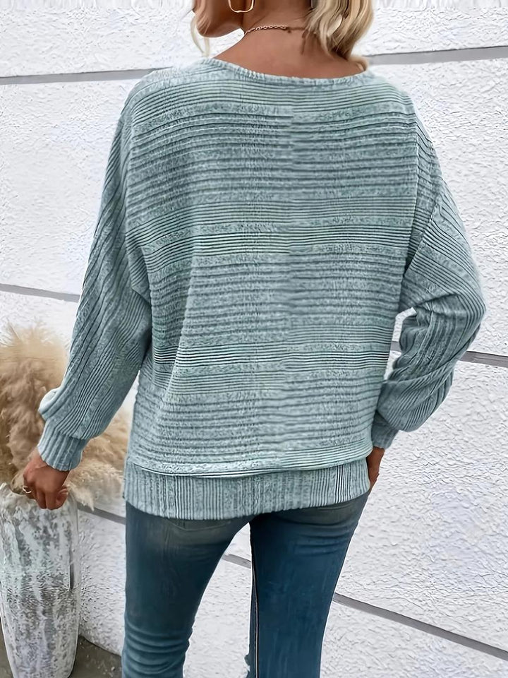Damen Trendige Pullover Mit Rundhalsausschnitt | Winter