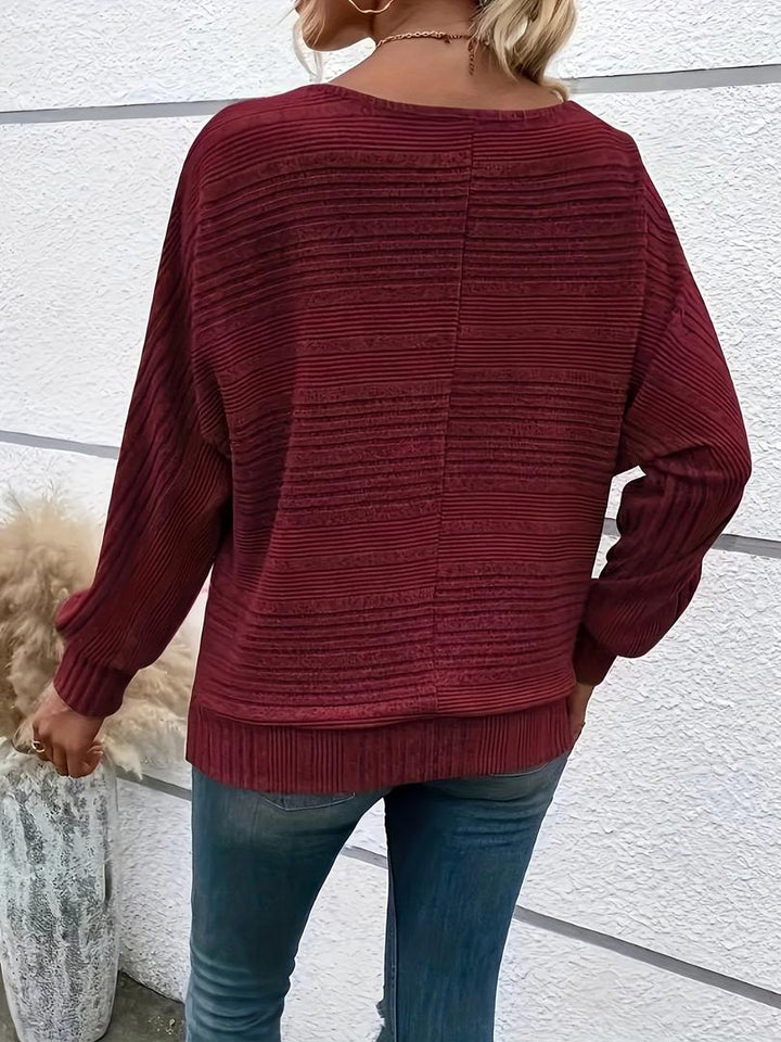 Damen Trendige Pullover Mit Rundhalsausschnitt | Winter