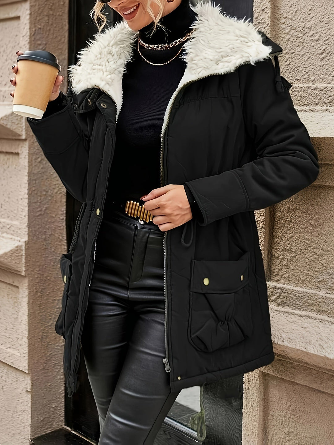 Stylische Winterjacke Für Damen | Mittellang