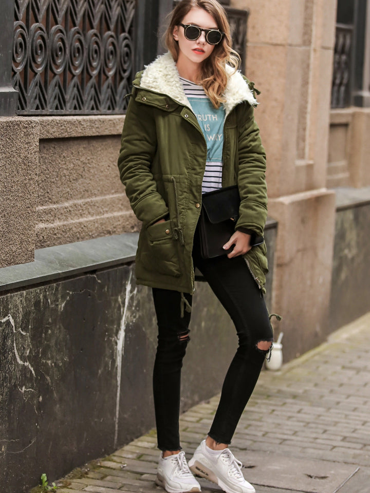 Stylische Winterjacke Für Damen | Mittellang