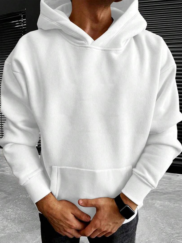 Herren Hoodie Mit Tasche | Einfarbig