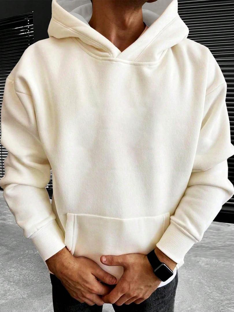 Herren Hoodie Mit Tasche | Einfarbig