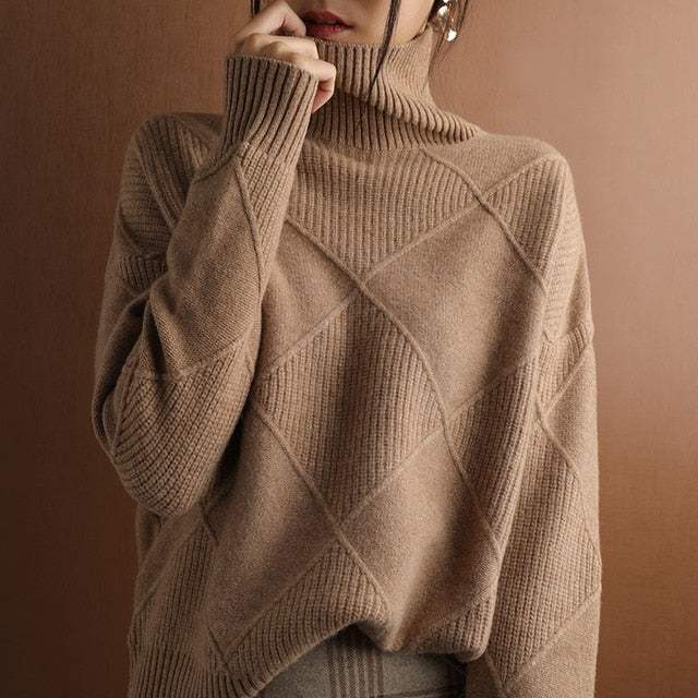 Freizeit Rollkragenpullover Für Damen | Winter