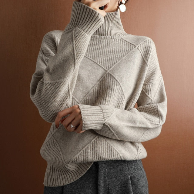 Freizeit Rollkragenpullover Für Damen | Winter