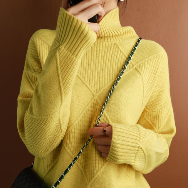 Freizeit Rollkragenpullover Für Damen | Winter