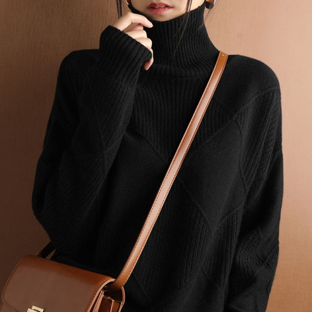 Freizeit Rollkragenpullover Für Damen | Winter