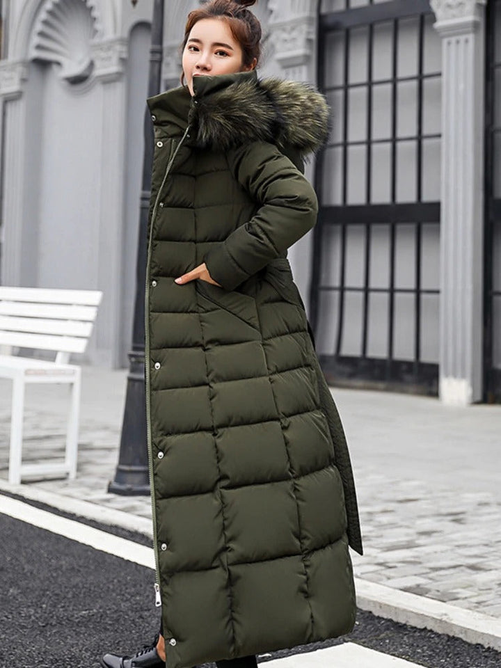 Damen Winter Steppmantel | Lang